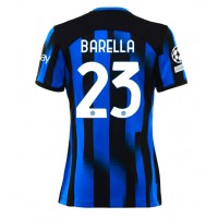 Inter Milan Nicolo Barella #23 Hjemmebanetrøje Dame 2023-24 Kortærmet